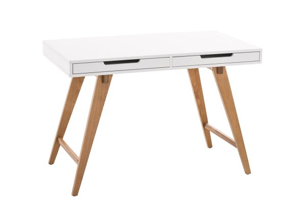 Schreibtisch Porto 110 cm weiß