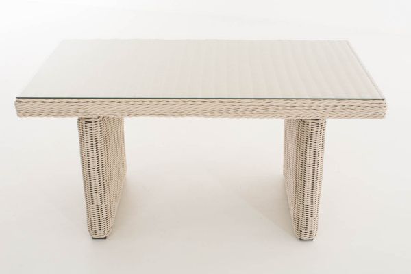 Tisch Fisolo/Minari/Bermeo 5mm perlweiß