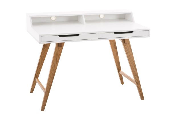 Schreibtisch Eaton 110 cm weiß