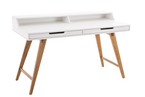 Schreibtisch Eaton 140 cm weiß